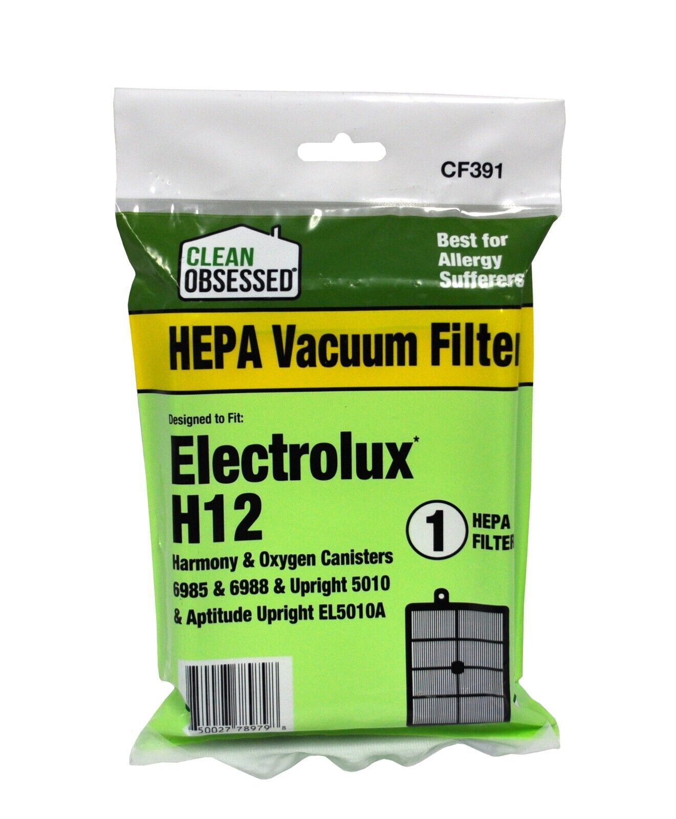 Clean Obsessed HEPA Vacuum Filter Designed To Fit Electrolux H12 - $15.69