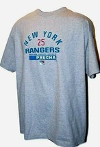 New York Rangers Old Time Hockey MSG NHL Team Player T-Shirt  #25  Prucha  - £15.27 GBP