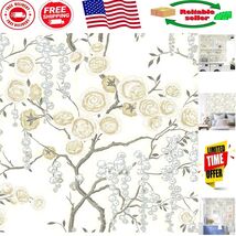 Removable Floral Peel and Stick Wallpaper 17.7in x 118.1in for DIY Projects - $23.82 CAD