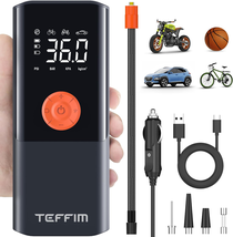 Tire Inflator Portable Air Compressor with Digital Pressure Gauge, 12V S... - $37.16