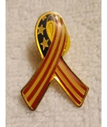 USA Ribbon Flag Medal Hat/Lapel Pins  - $180.11 MXN