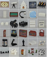 Replacement Pieces for Vintage Electronic Mystery Mansion By Milton Brad... - £5.89 GBP