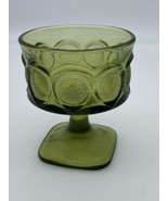 NORITAKE SPOTLIGHT GOBLETS Avocado Green Square Stem DESSERT CUSTARD CUP... - $20.46 CAD