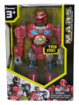 M.A.R.S. Motorized Attack Robo Red Revo 7&quot;In Robot Cybotronix New - £14.92 GBP