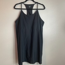 Old Navy Soft Dress Racer Back Dress Sz 2X Sleeveless Built In Bra Black... - $19.00