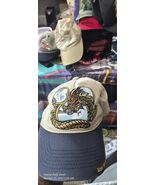 Vintage Walt Disney World Dragon Surfer Hat Adult Size – Beige &amp; Navy – ... - $274.65 MXN