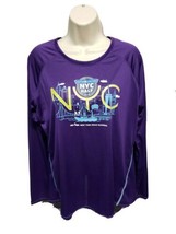 2018 United Airlines NYC Half NYRR New York Road Runners Womens Purple XL Jersey - $22.00