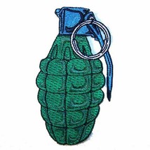 Hand Grenade Embroidered Patch New Jacket Iron On P452 Bikers Novelty Patches - £2.23 GBP