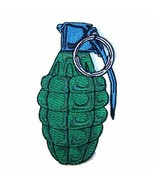 HAND GRENADE EMBROIDERED PATCH new jacket iron on P452 bikers novelty pa... - $2.84