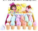 24 PCS Wholesale Bulk Display Ice Cream Lip Balm Set &quot;Free Shipping&quot; - £24.32 GBP