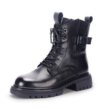 Women&#39;s Ankle Boots Platform Doc Martens High Boots Flats Autumn Martins Increas - £63.50 GBP