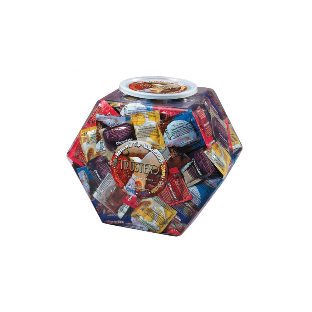 Trustex Assorted Flavored Condoms 288Pc Bowl - $193.73