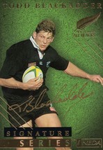 Mark Cooksley New Zealand Signature Rugby Hand Signed Photo Card - £14.17 GBP