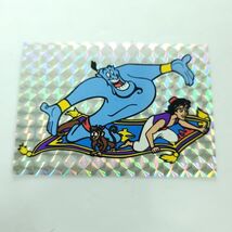 Disney Aladdin Genie Carpet Vending Machine Sticker Prism 1990&#39;s Vintage... - €14,44 EUR
