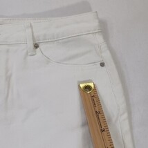 Tractr Blu RN#106570 Women's White Asymmetrical Denim Mini Skirt Size S Waist 30 image 3