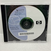 Hp LaserJet 1000 Series Printer Installation Disk CD For Windows 98/2000... - £6.84 GBP