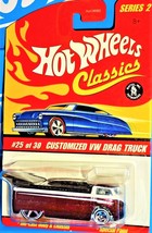 Hot Wheels 2006 Classics Series 2 #25 Customized VW Drag Truck Purple w/... - £6.32 GBP