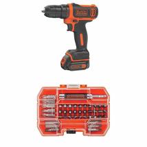 BLACK+DECKER 12V MAX Cordless Drill/Driver, Battery and Charger Included... - $71.68