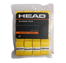 HEAD 12 Prime Tour Ovegrip Tennis Tapes Racket Grip Yellow 0.6mm 12pcs N... - £30.20 GBP