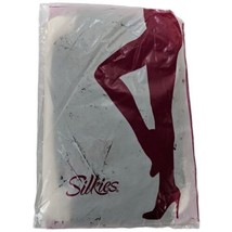 Black Silkies Pantyhose Microfiber Tights 700228 Womens Size Medium Made... - $15.15