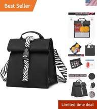 Compact and Functional Rolltop Lunch Bag - Insulated Tote for Adults &amp; T... - $784.64 MXN