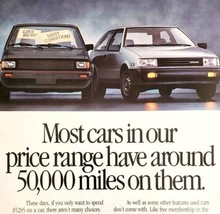 1987 Hyundai Excel Cars That Make Sense Advertisement Vintage Automobili... - €21,16 EUR