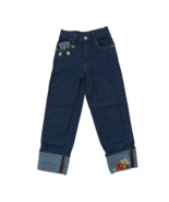 Vintage Looney Tunes Girls 90s Y2K Tweety Bird Denim Jeans Cuffed Pants ... - $36.36 CAD