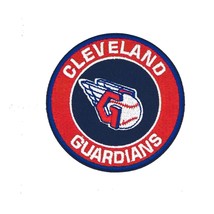 Cleveland Guardians  3&quot; Iron on Embroidered Patch MLB Baseball New - $2.95