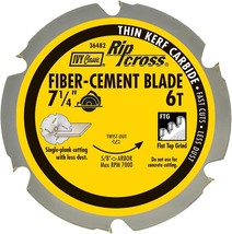 Ivy Classic 36482 7-1/4&quot; 6 Tooth Fiber-Cement Cutting Carbide Circular, 1/Card - $31.99