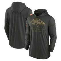 Mens Ravens 2025 Salute to Service Lightweight Pullover Hoodie - Baltimore - $69.90
