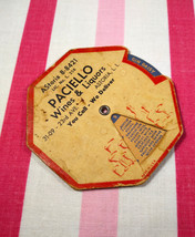 1940&#39;s Paciello Astoria Liquor Store Cocktail Volvelle Dial A Cocktail Recipes - £45.37 GBP