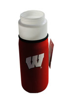 Simple Modern | Wisconsin Badgers Plastic Bottle W/Insulation Sleeve. No Cap.New - £19.73 GBP