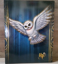 Harry Potter Hedwig Mead Unpunched 2 Pocket Folder 2001 Hogwarts Owl - $9.50