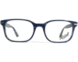 Persol 3118-V 943 Eyeglasses Frames Blue Horn Striped Square horn Rim 53... - $111.84