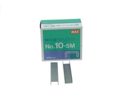 MAX Mini Staples #10 - For HD-10FL ergonomic stapler, 5000 pack - $9.99