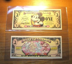 2008 DISNEY DOLLAR - Mint Condition - MICKEY - &quot;T&quot; SERIES - 80th. Annive... - £19.62 GBP