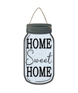 Home Sweet Home Gray Novelty Metal Mason Jar Sign - $336.48 MXN