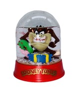 Vintage 1998 Looney Tunes Tasmanian Devil Christmas Snow Globe Water 3&quot; ... - $27.36 CAD