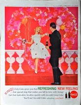 1962 COCA-COLA COKE Valentine&#39;s Dance Flower Heart Vintage Ad - €8,78 EUR