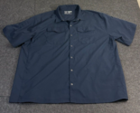5.11 Tactical Blue Freedom Flex Vented Snap Button Outdoor Work Shirt Me... - £19.52 GBP