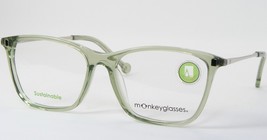 Monkeyglasses Niveau 25 Crystal Green /PALE Gold Eyeglasses Monkey 54-16-140mm - £62.30 GBP