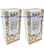 2x Nad&#39;s ECO Salon Wax Beads Refill w/ Tea Tree Oil Hair Removal 10.6 oz... - $24.74