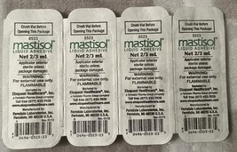 Mastisol Medical Liquid Adhesive 2/3 mL Vial - Lot Of 4 Vials - €10,60 EUR