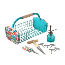 The Pioneer Woman Breezy Blossom Gardening Tool Set with Basket - £28.33 GBP