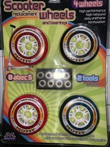 Motiv Scooter Replacement Wheels and Bearings 4 Wheels, 8 Bearings, 2 Tools - $12.75