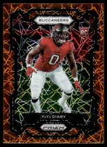 2023 Panini Prizm Orange Lazer YaYa Diaby Rookie Buccaneers #394 - £2.13 GBP