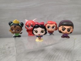 Disney Doorables Lot of 5 Mei Red Panda Abby Snow White Tiana - £7.77 GBP