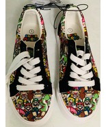 Super Mario Brothers Boys Low Top Canvas Lace Up Shoes Size 1 NWT All Ch... - $23.23 CAD