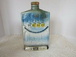 Regal China 1968 Beam Liquor Decanter Reno Biggest Little City 100 Years - £11.83 GBP