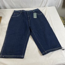 NWT Men&#39;s Rio Jeans Shorts 38 (Calypso Fit) Blue Dark Wash - £28.30 GBP